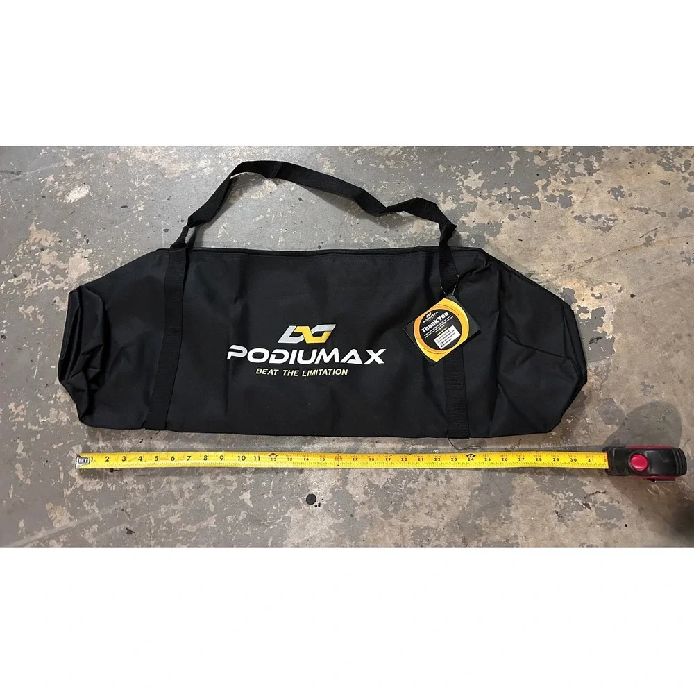Podiumax Black Sports Equipment Duffel Bag Training Gear Carrier 31x12 Bag Only
